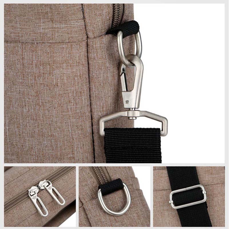 Laptop Bag 15.6 Inch Waterproof Notebook Bag For Women Men Computer Shoulder Crossbody Handbag Briefcase Bags For Documents