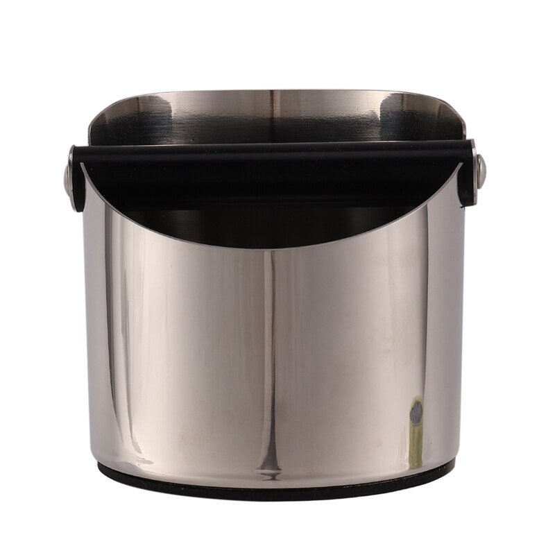 Stainless Coffee Tamper Knock Box Deep Bent Coffee Slag Isn'T Splash Manual Coffee Grinder Coffee Accessories