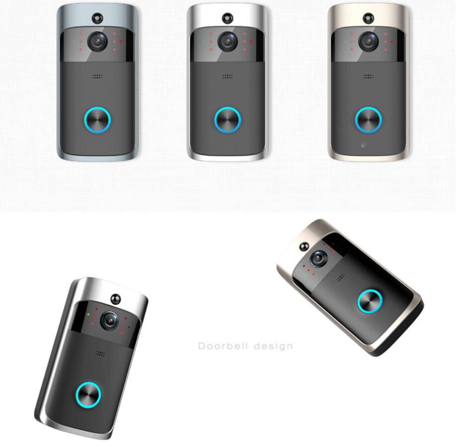 Smart IP Video Intercom WIFI Video Deurtelefoon Deurbel WIFI Deurbel Camera Voor Appartementen IR Alarm Draadloze Beveiliging Camera