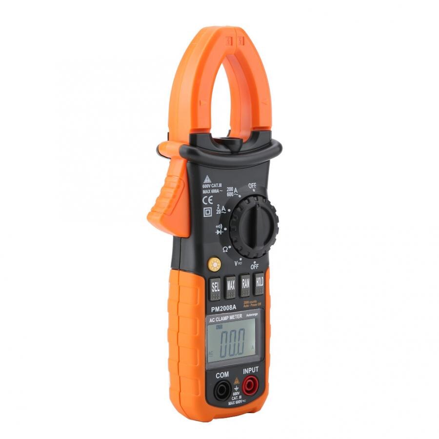 PEAKMETER PM2008A Hoge Nauwkeurigheid Auto Range Voltage Huidige Digitale Multimeter Stroomtang