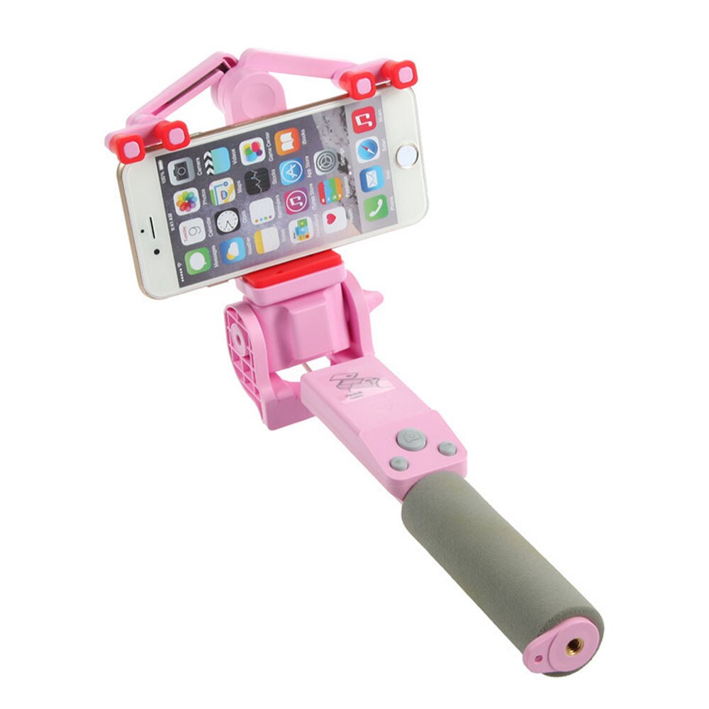 Smartphon Universele Smartphone Opvouwbare Telescopische Draagbare Handheld zelfontspanner Traval Selfie Stok Bluetooth