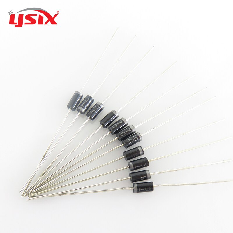 (100 Pcs) HER107 High Efficiency Rectifier Diode 1A 800V 50-70ns DO-41 (DO-204AL) Axial 1 Amp 800 Volt