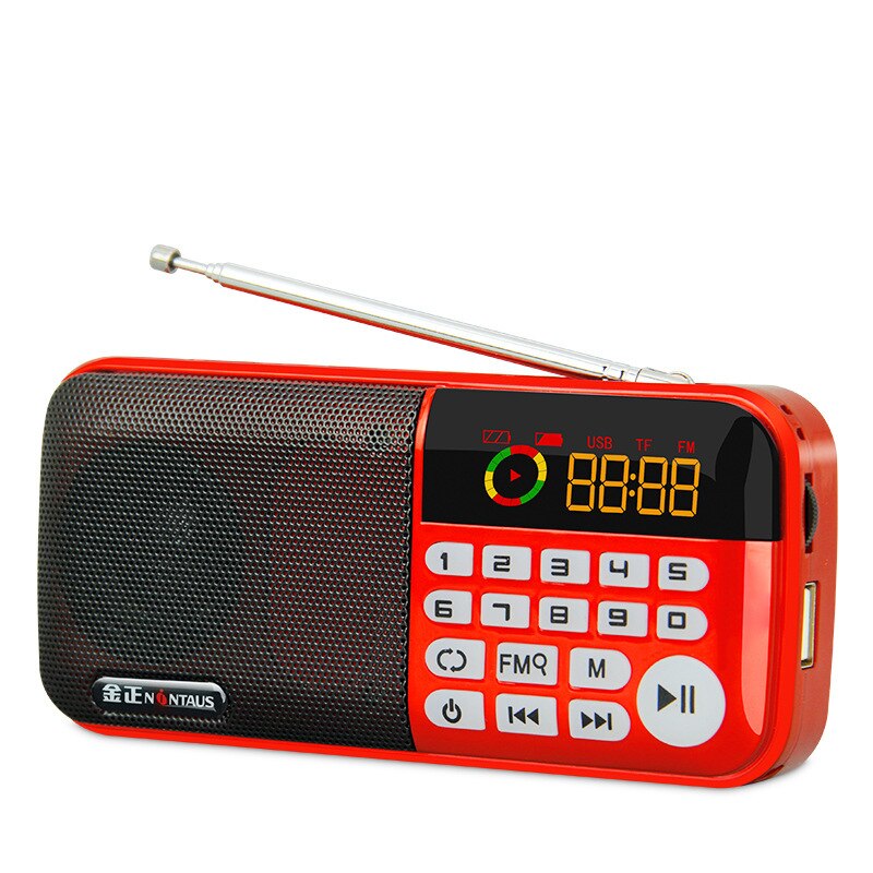 Jinzheng S97 Drie Elektrische Radio MP3 Oude Man Mini Audio Card Luidspreker Draagbare Muziekspeler