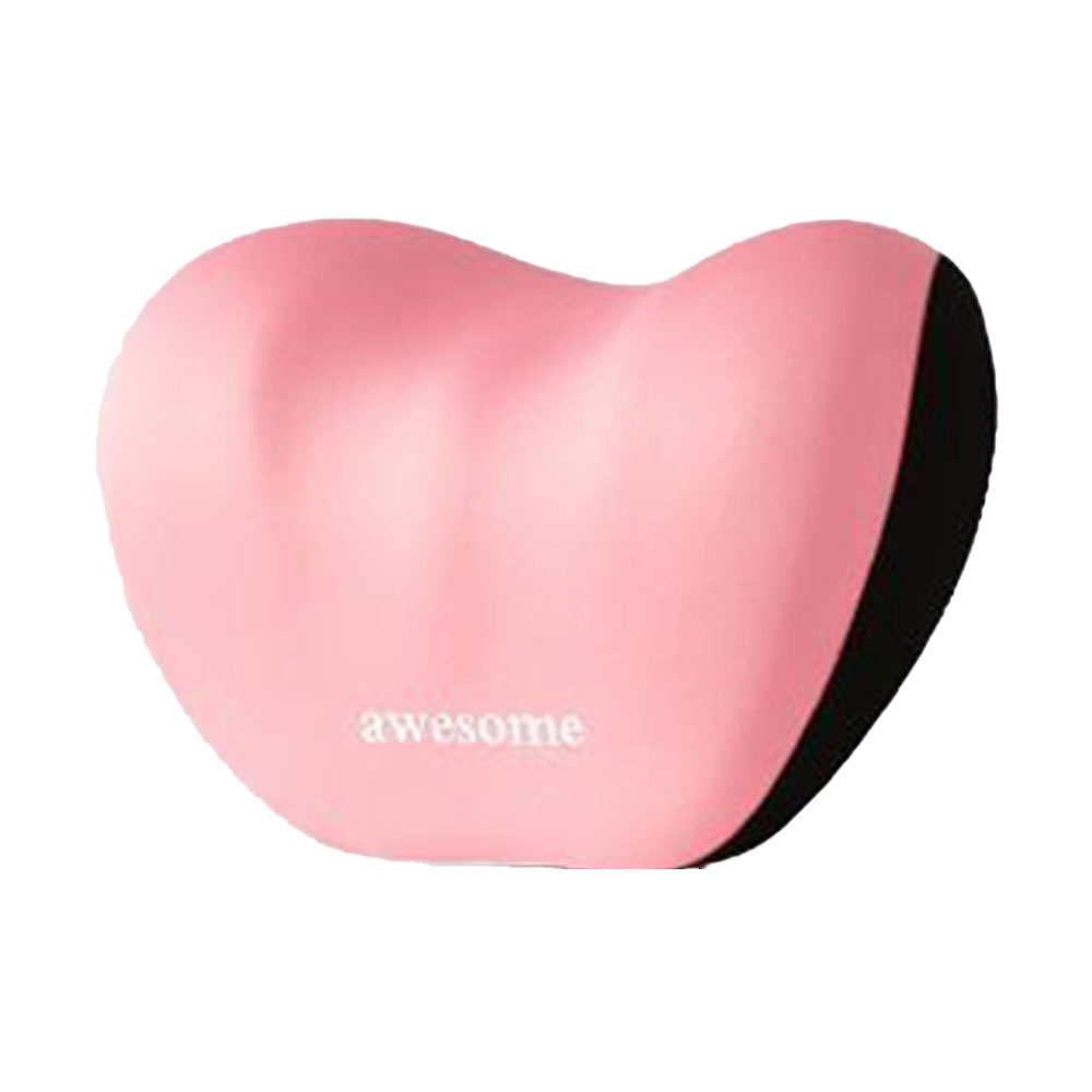 Update Car Lumbar Support Pillow Auto Neck Pillow Waist Support Removable Washable Backrest Universal Vehicle Cushion: Red