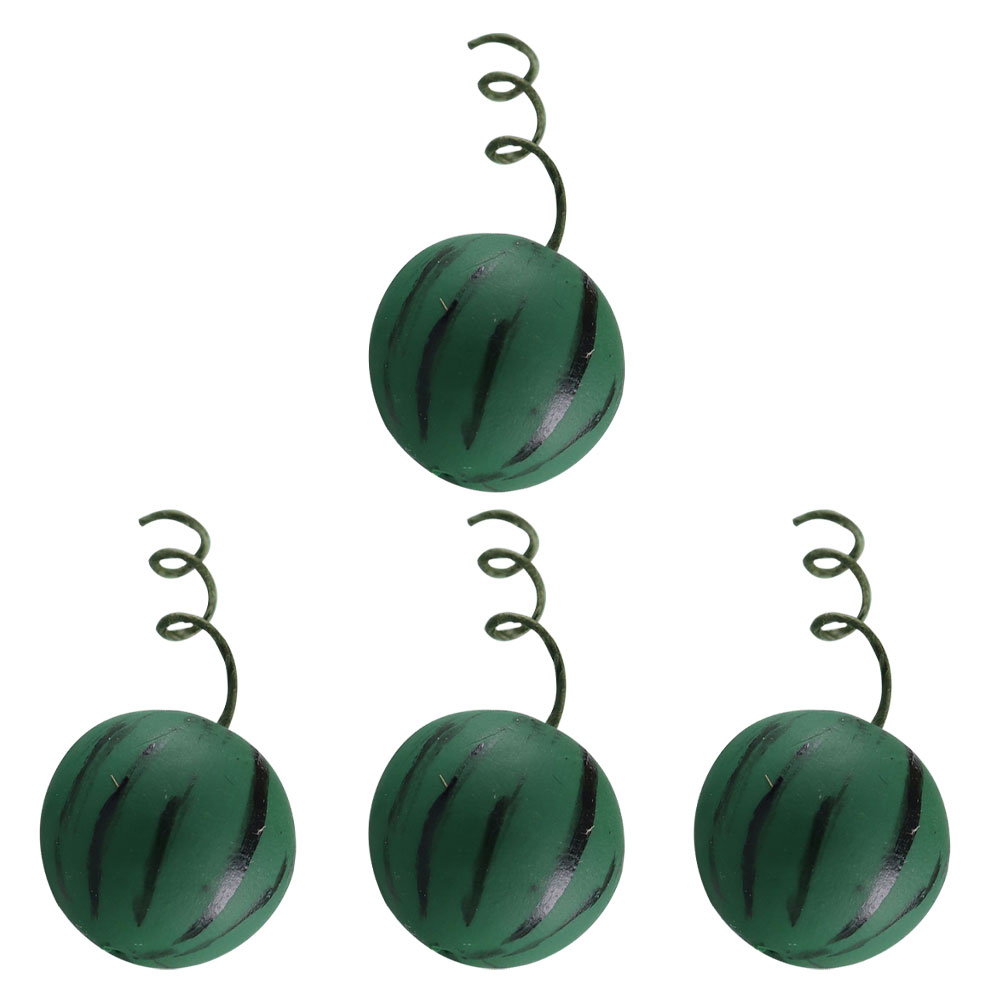 4pcs Miniature Watermelon Kids Pretend Play Kitchen Mini Fruit Model