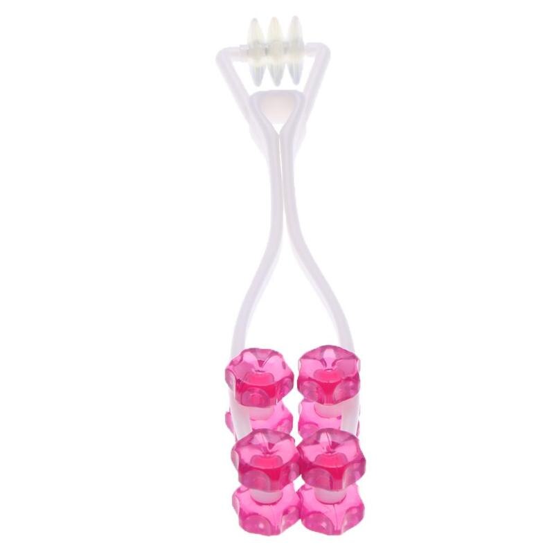 Outil de Massage pour chat, masseur de visage mince, masseur de pieds et de jambes, soins de santé, toilettage pour chat, produits de toilettage pour animaux de compagnie: Pink2 L