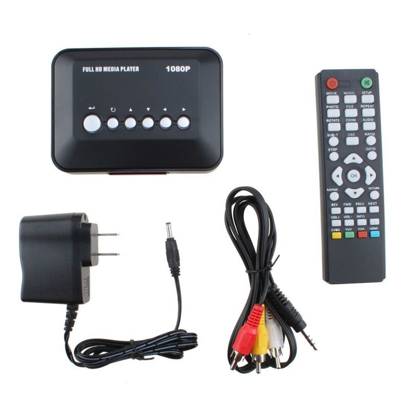 1080p full hd mediaspelers sd/mmc tv video's sd mmc rmvb  mp3 multi tv usb hdmi mediaspeler met afstandsbediening