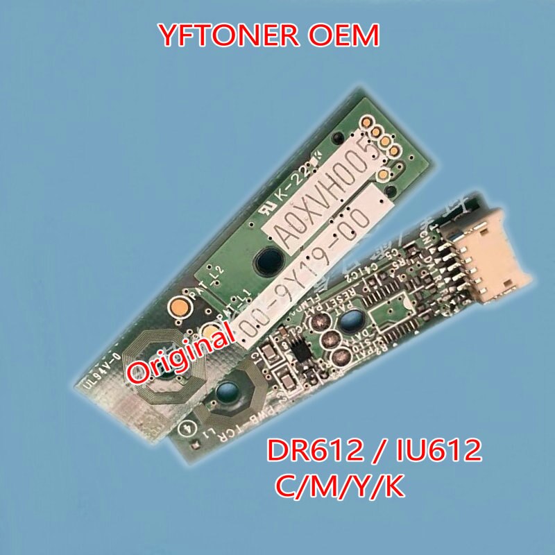 YFTONER DV612 Ontwikkelen chip voor Konica Minolta C452 C552 C652 DR612 IU-612 Drum Toner