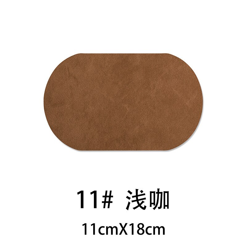 Parches de imitación para ropa de piel de cerdo para Pegatinas de rayas, pantalones de piel para planchar, apliques para rodilla, insignias para codos de suéter para mochila: 11