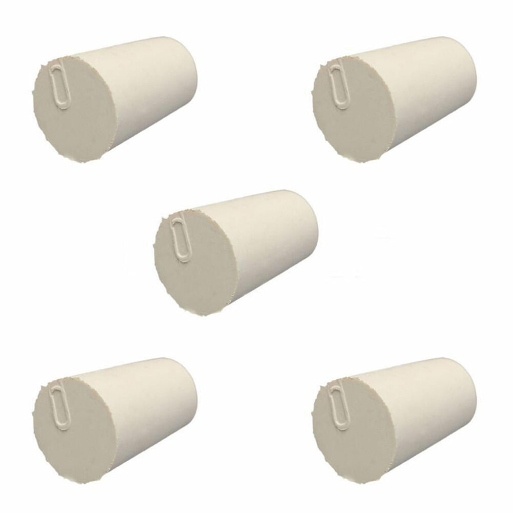 5 stk solide gummipropper propper laboratorieflaske rør forseglet lågpropper er i kemiske eksperimenter brugt til at forsegle udstyr,