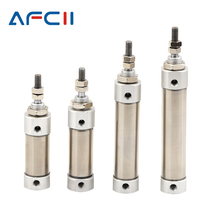 Mini Doppel Wirkenden Pneumatischen Zylinder CDJ2B CDJ2B10 CDJ2B16 Hub 5/10/15/20/25/30/35/40/50 Edelstahl Kleine Luft Zylinder