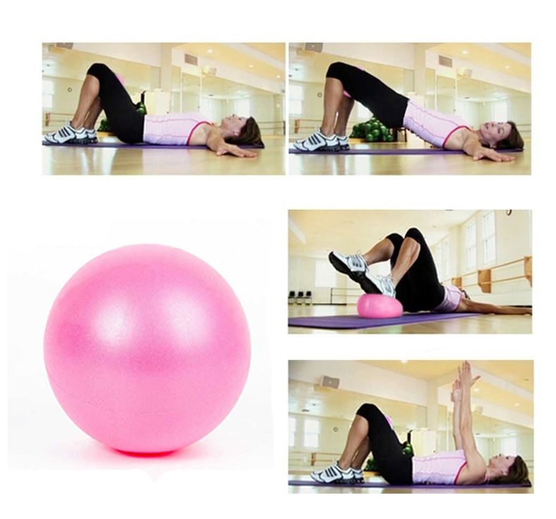 Hjemme fitness yoga bolde pilates fitness bold gym balance stabilitet øvelse pilates træning massage bold med pumpe 25cm
