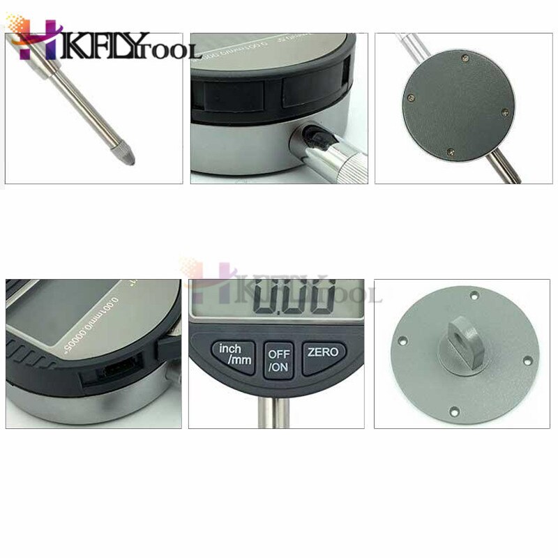 digital indicator Electronic Micrometer Digital Micrometro Metric/Inch Range 0-12.7mm/0.5&quot; Dial Indicator Gauge With Retail Box
