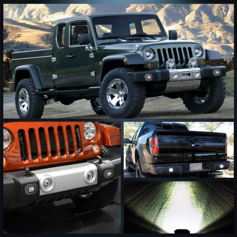 5-inch Embedded 39W Work Light Off-road Vehicle Truck Truck LED Car Fog Light Car Truck Off-Road Lamp Flush Mount Bumper