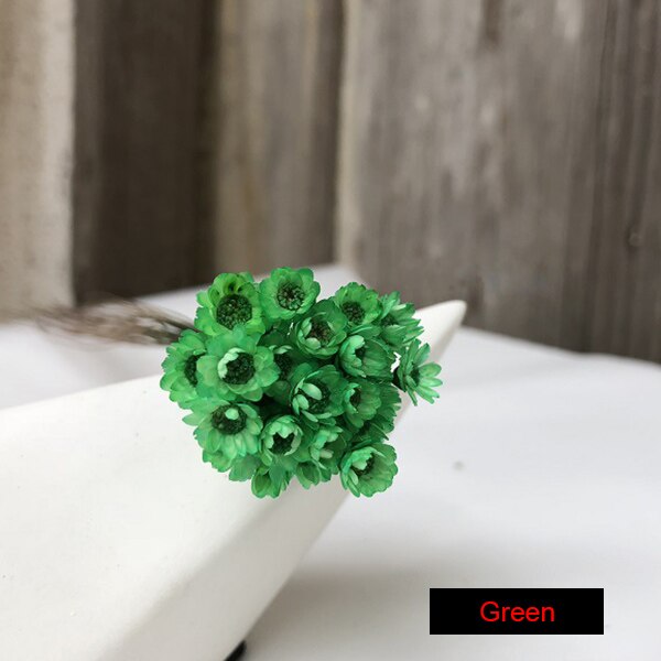 Kunstmatige Daisy Bloem Nep Bloemen Voor Thuis Fotografie Decoratie Fleur De Marguerite Artificielle Kunstmatige Daisy Bloem Bf: Green