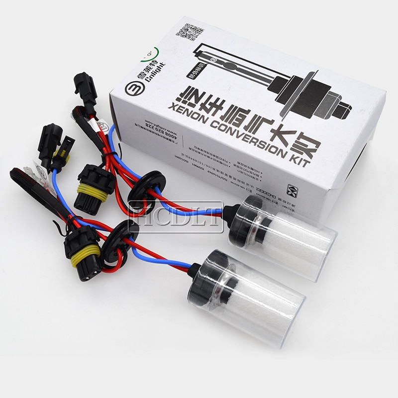 HCDLT Original 35W 45W Cnlight H7 xénon HID lampes 6000K 8000K 4300K 5000K H7 métal céramique Base ampoule pour 12V voiture lumière xénon Kit