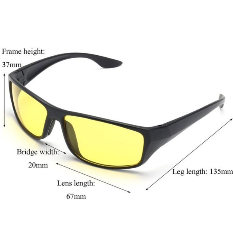 Anti-glare Glasses Car Driving Glasses Night-Vision Glasses Protective Gears Sunglasses Night Vision Drivers Goggles Accessories