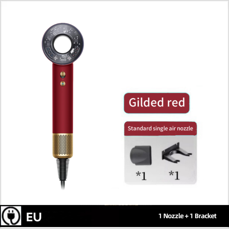 Negative ion hair-damaging leafless quick-drying hair dryer silent home hair salon hair dryer hair style machine: MULTI