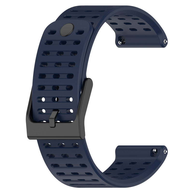 Bracelet de montre en Silicone pour bandes verticales Suunto, bracelet de remplacement de Sport en Silicone pour Suunto9 peak pro/Suunto5 peak cuivre: L / Blue White