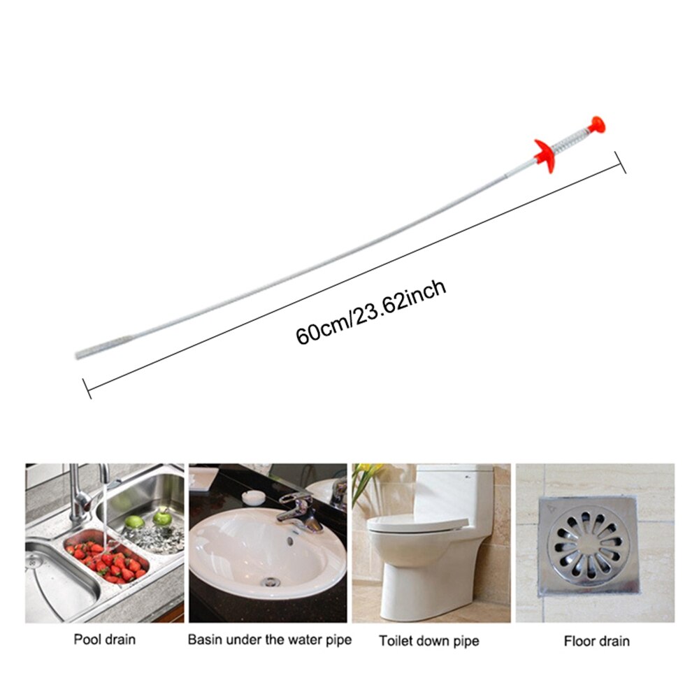 Kitchen Sink Cleaning Tools Bathroom Hair Catcher Sink Hair Remover Cleaning Claw Clog Grabber for Shower Drains Bath Basin