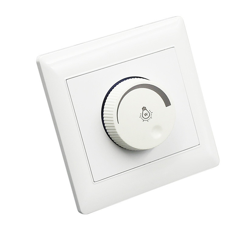 Kaigrlin LED Dimmer Swith 220 V-250 V 100 W LED Knop Dimmen Panel 86 Soort Verborgen Installatie Schakelaar Dimmer Voor LED Lampen