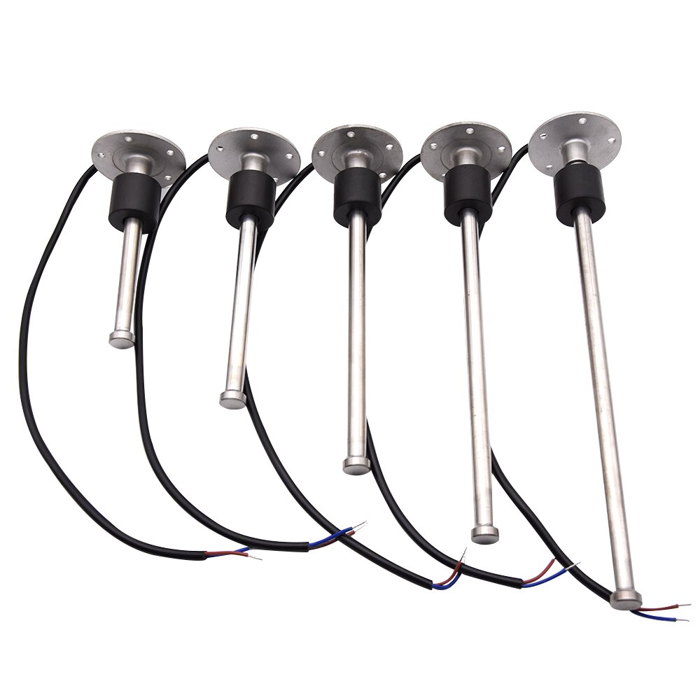 52Mm Auto Meters Water Niveau Sensor 125/150/200/225/300/500Mm Fit water Tank Niveau Indicator Meter 0-190ohm Met Rode Backlight