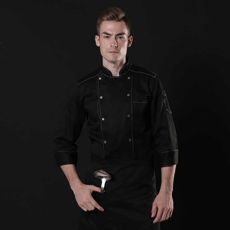 Qiu dong outfit dineren restaurant eetkamer naar keuken keukengereedschap na het koken in de lente en herfst outfit