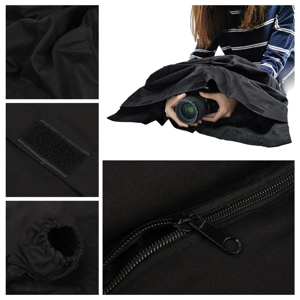 60cm x 55cm Waterproof Dedicated Film Changing DarkRoom Bag Dark Room Load Photography Zipper Camera Bag