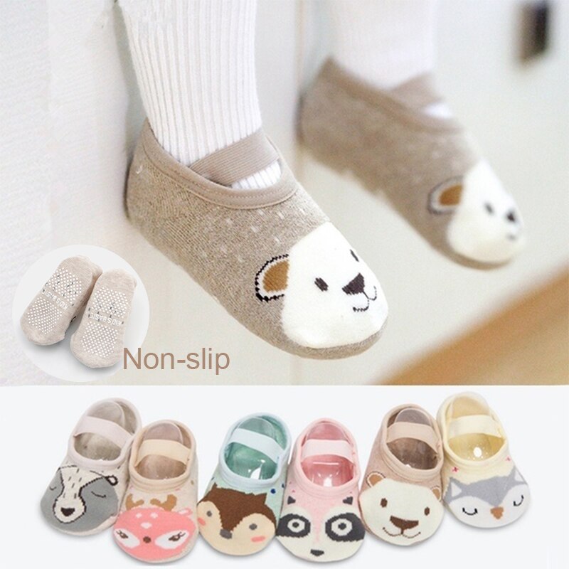 Molixinyu Baby Vloer Schoenen Voor Meisjes En Jongens Mode Warm Anti-Slip Kinderen Vloer Sokken Leuke Dieren Cartoon Katoen baby Sokken