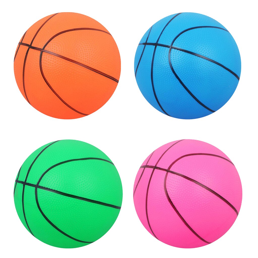Giocattolo all&#39;aperto del partito dei bambini della palla di pallacanestro gonfiabile del diametro di 16cm del PVC per il ragazzo