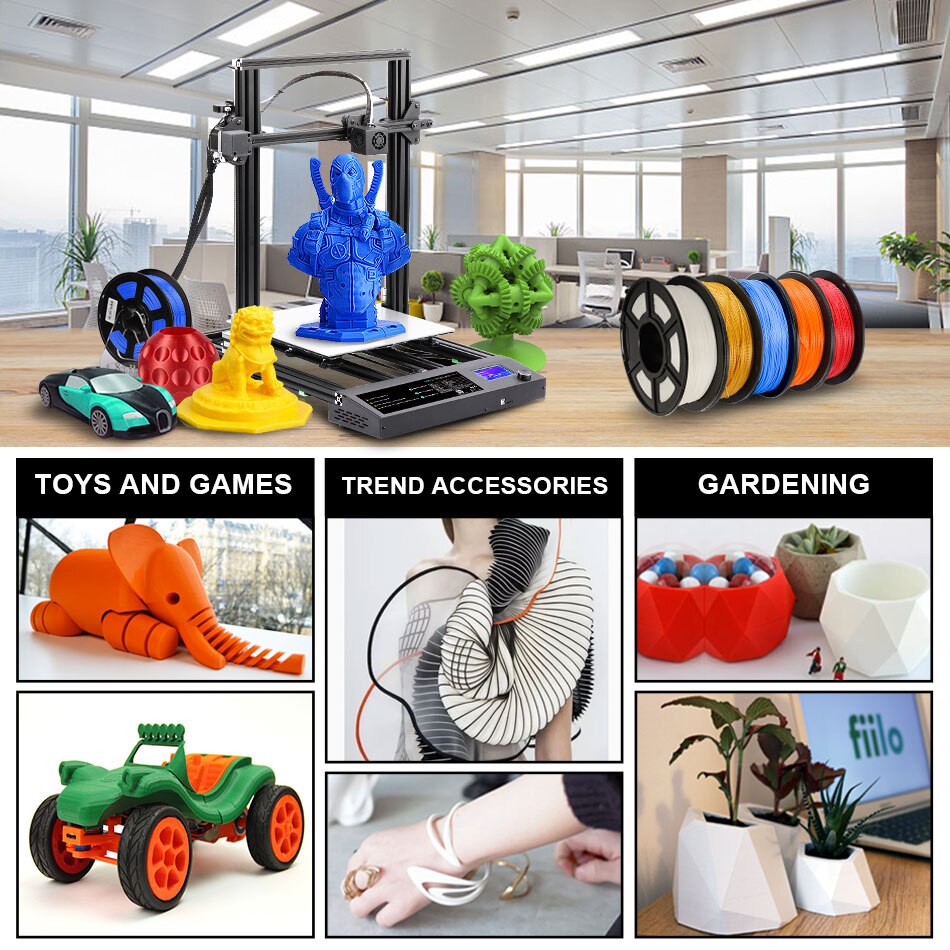 Sunlu 1.75Mm Pla Plus Pla Filament 1Kg 3D Printer Dimensionale Nauwkeurigheid +/-0.02Mm 3D Filament plastic Pla