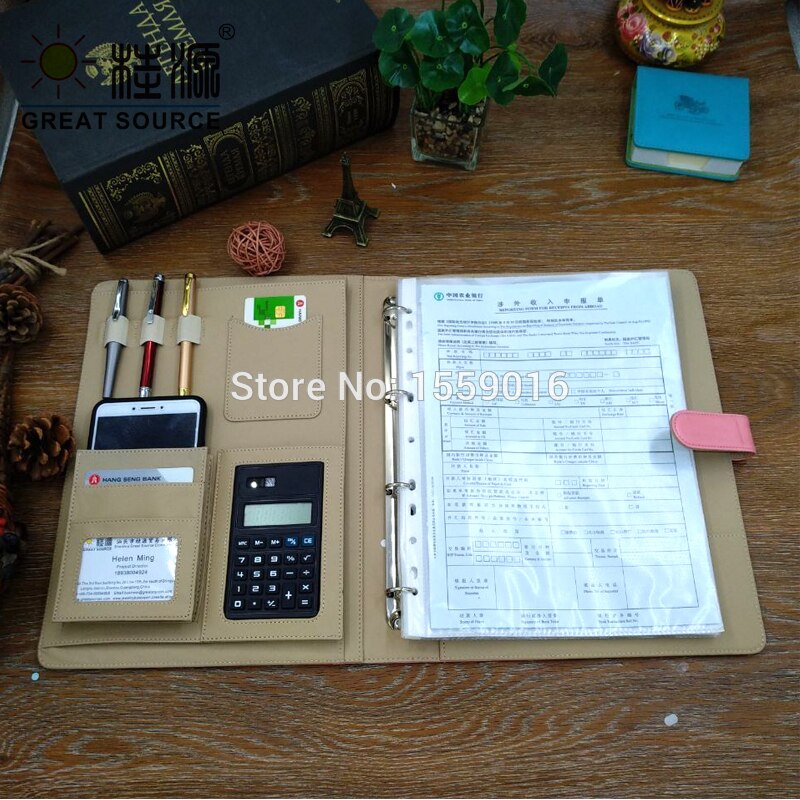PP Punched Pocket Presentation bag Translucency Nonpoisonous Tasteless For A4 Binder Folder Document Organizer Bag