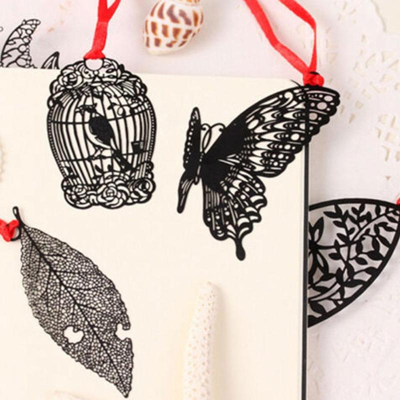 Chinesischen Traditionellen Stil Lesezeichen Diy Kawaii Schmetterling Vogel KäFeige Feder Blume Metall Lesezeichen Für Buch Kreative Schreibwaren