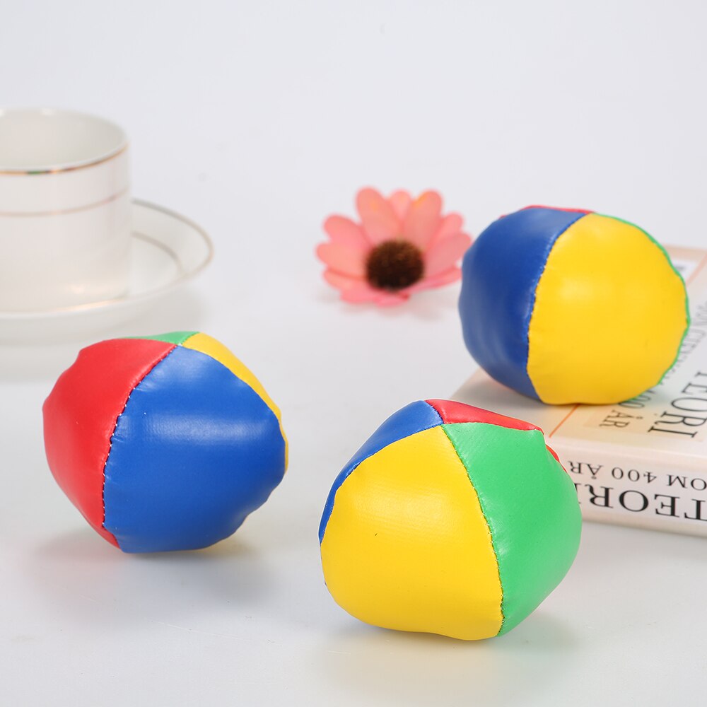 3Pcs Mini Juggling Ball Set Classic Bean Bag Pillow Balls Kids Soft Stress Relief Toys for Chidlren Adults