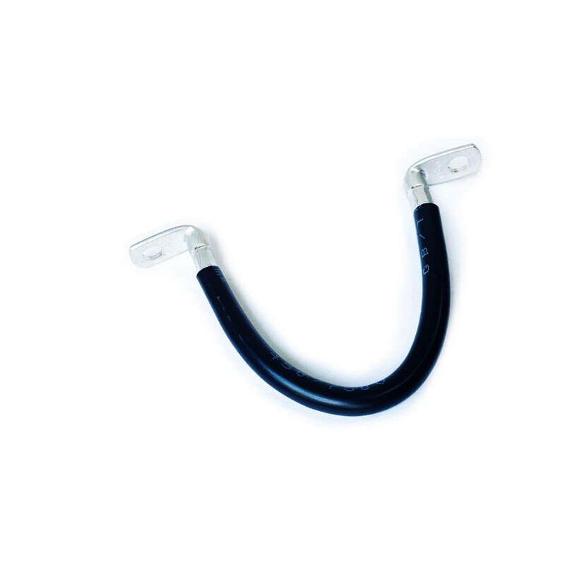 Right-angle terminal connection line L-shaped terminal cable connection line