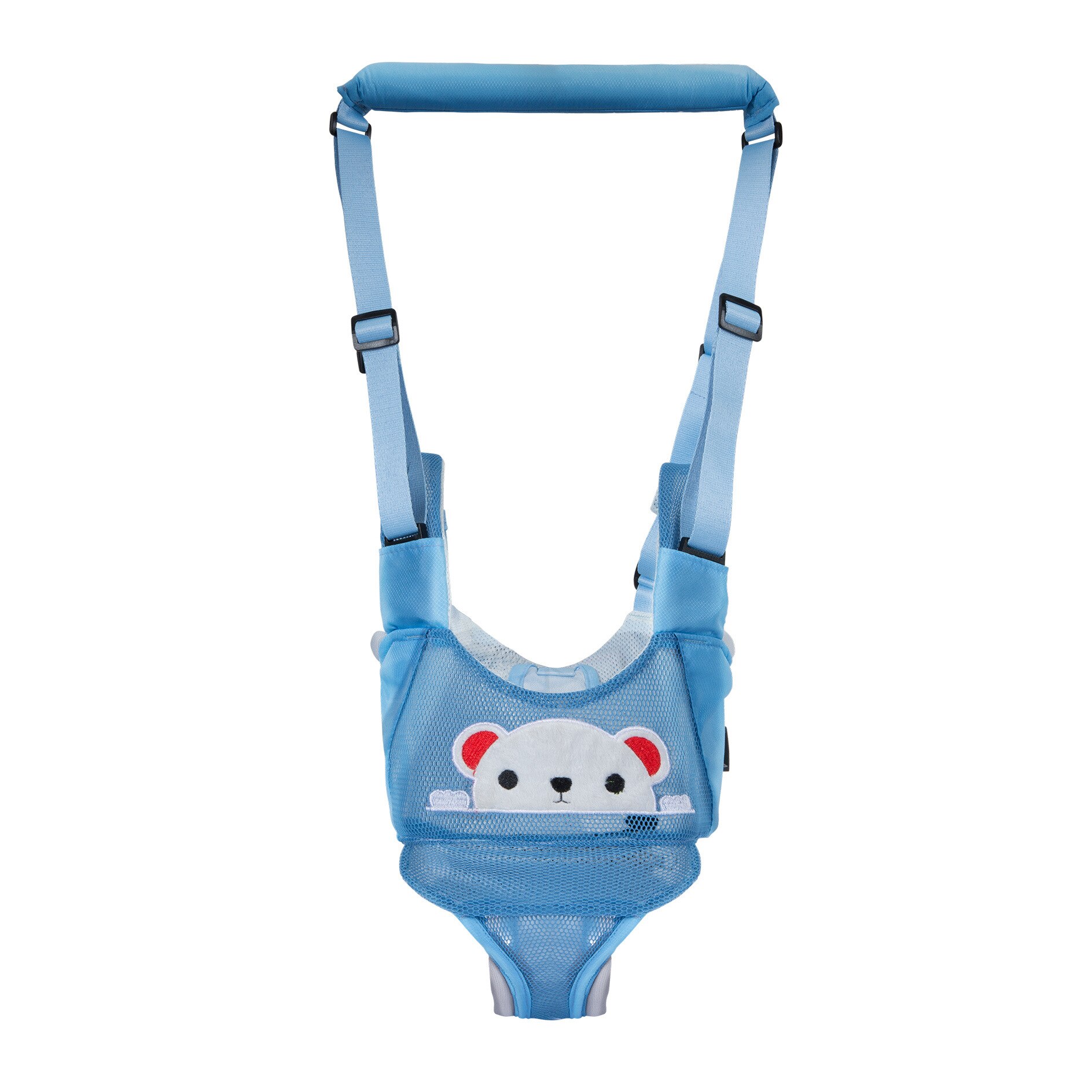 Baby Walker Toddler Belt Walking with Vest Learning To Walk Backpack Harness Safety Leash for Kids Assistant Safety Reins Walker: Type B Blue bear