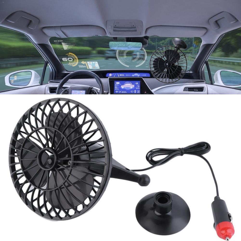 Auto Mini Ventilator Met Zuignap Ventilador Solar 12V Elektrische Ventilator Koeling Apparaat Auto Accessoires 4 Inch Aire Acondicionado solar
