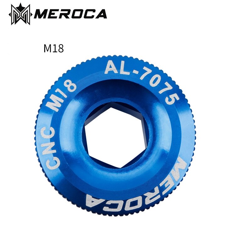 MEROCA – vis de couverture de manivelle M18/M19/M20 vtt, boulon Iamok en alliage d&#39;aluminium, 4 couleurs, 1 pièce: M18 Blue