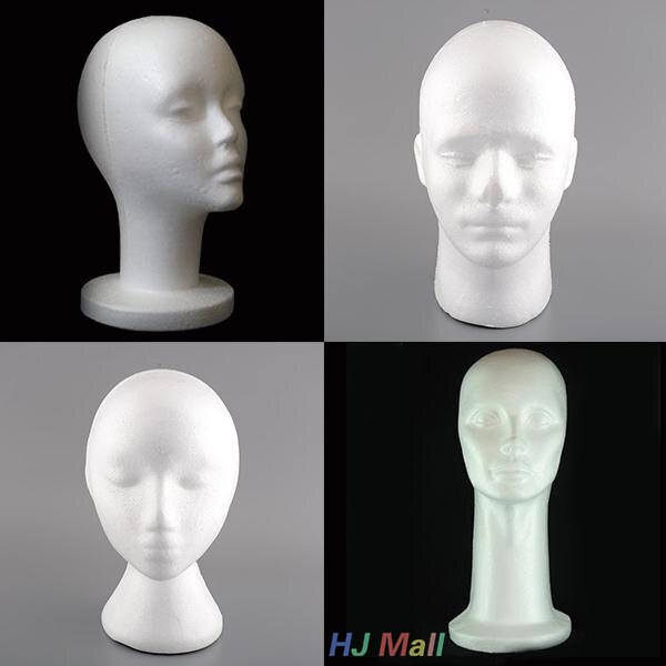 Piepschuim hoofd mannequin hoofd haar bril standaard feng shui feeëntuin miniaturen huisdecoratie accessoires knutselen