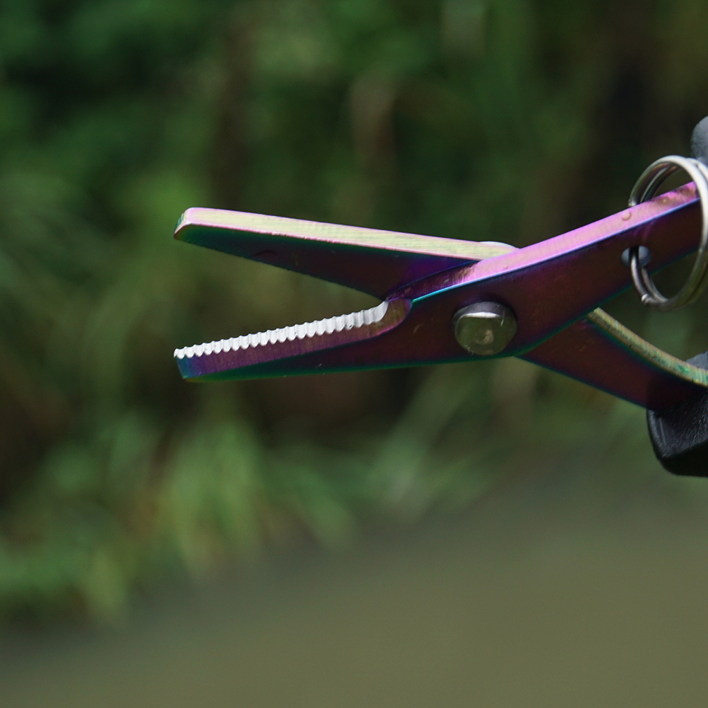 Hirisi Stainless Steel Fishing Scissor Portable Scissor Plier Cut PE line Braid Line Cutter Plies Fishing Tools Accessories