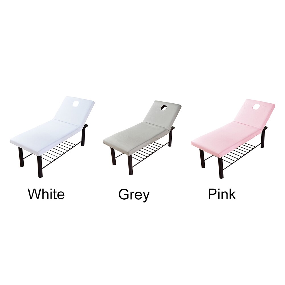 Voorste gat zachte elastische tafel stofdicht massagebed hoes spa salon bank antislip lakens wasbare accessoires