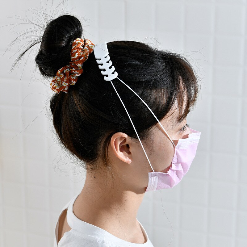 1/5/10pcs Einstellbare Anti-slip Maske Ohr Griffe Kunststoff Verlängerung Masken Ohr Haken Ohrenschmerzen Verhinderungen fixer Haar Retainer Haarband