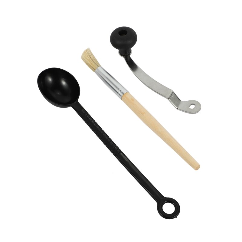 Manual Coffee Grinder With Ceramic Burrs, Hand Coffee Mill With Two Glass Jars Brush And Tablespoon Scoop