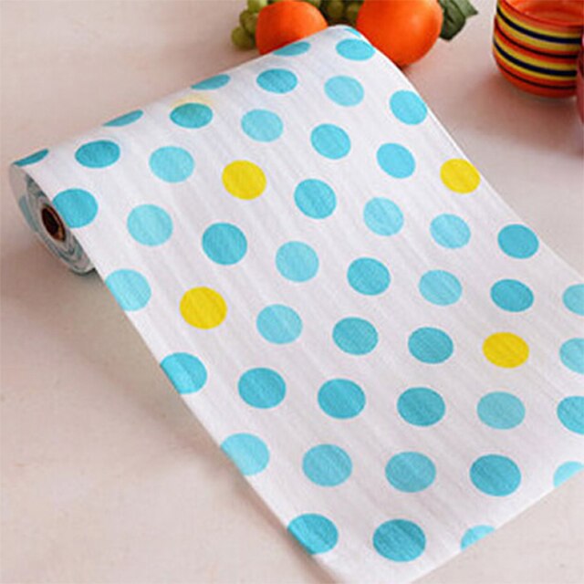 Reusable Drawer Mat Contact Paper Cabinet Liner Refrigerator Pad Moisture-proof Waterproof Dust Proof Non-Slip Kitchen Tools: 1 / 500cmx30cm