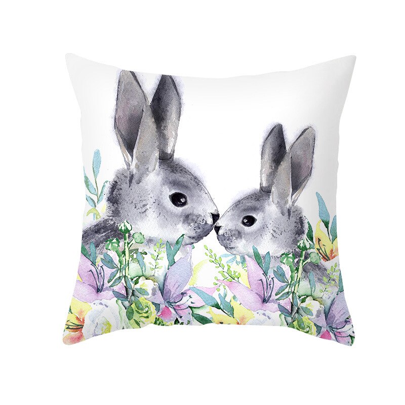 Kids Kussensloop Brief Kussenhoes 45*45 Sierkussen Covers Decor Kussens Bank Polyester Bloemen Home Decor Kussenslopen: 6