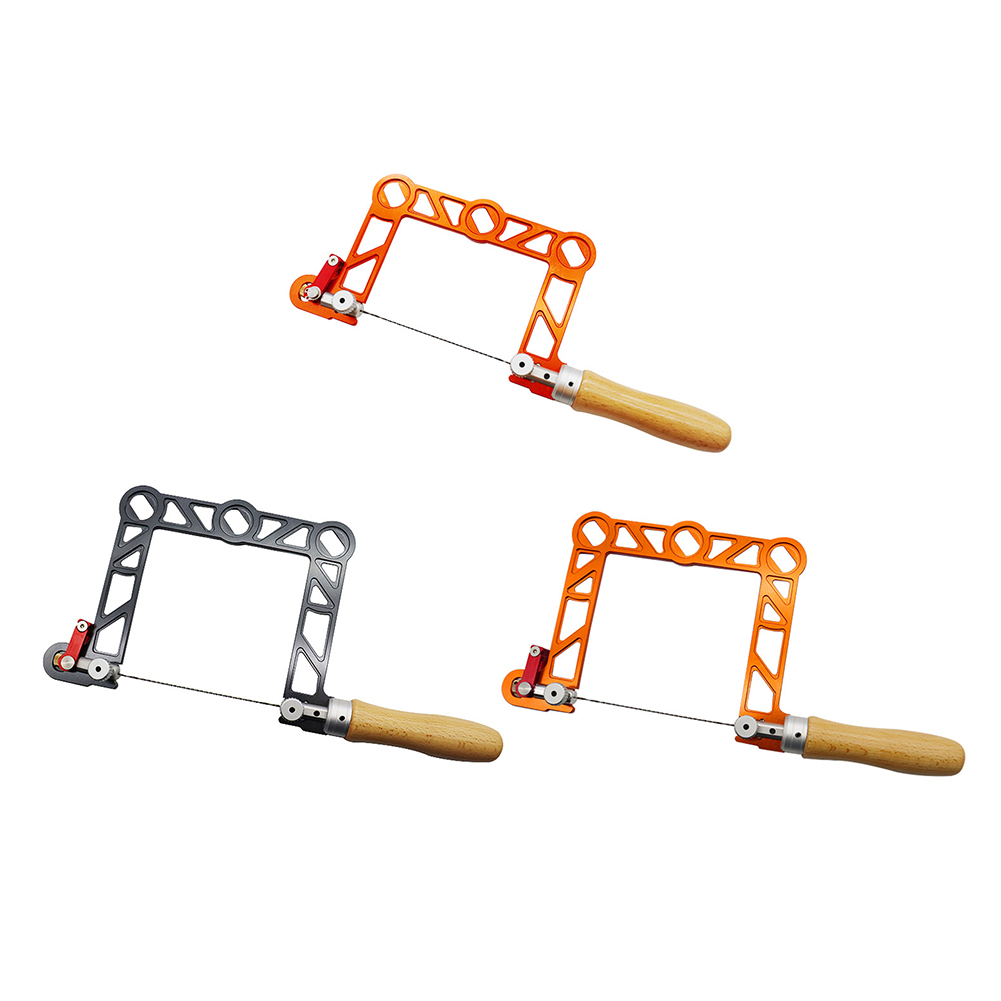 Wooden Handle U-shaped Hand Coping Jig Saw for Woodworking Craft Jewelry Multifunction Hacksaw DIY Hand Tools