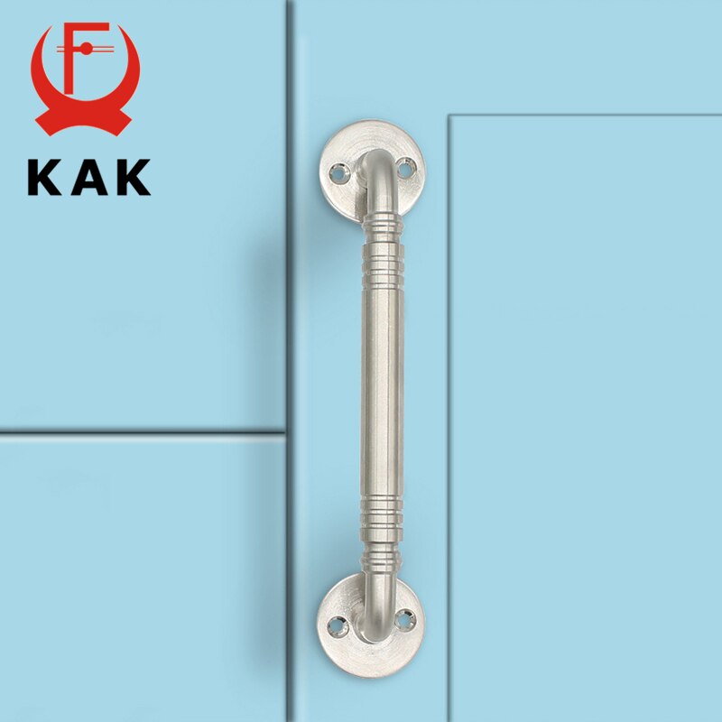 KAK Stainless Steel Door Handles for Interior Doors Bedroom Kitchen Door Pulls Fire-proof Door Handle Cabinet Handle Hardware