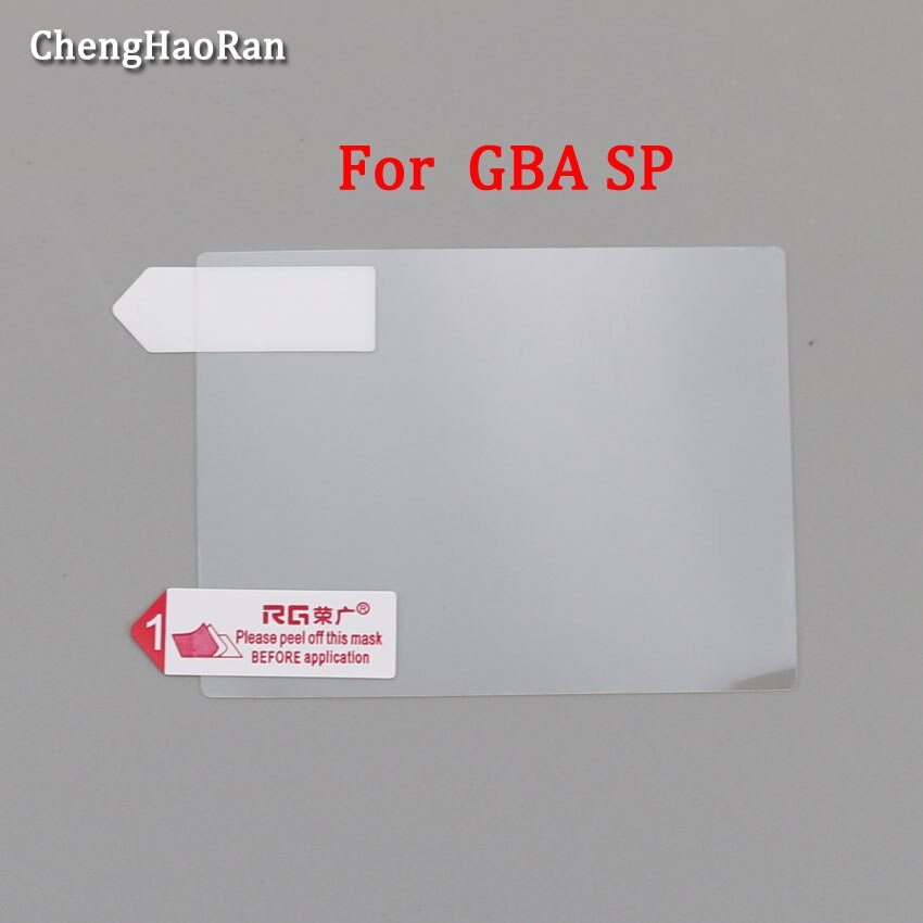 10 pièces Application de nessa G.B GB. A GB.A-SP GB. C GB. P GB. M film de protection d'écran haute perméabilité cadre sans rayures: 10pcs for GBA SP