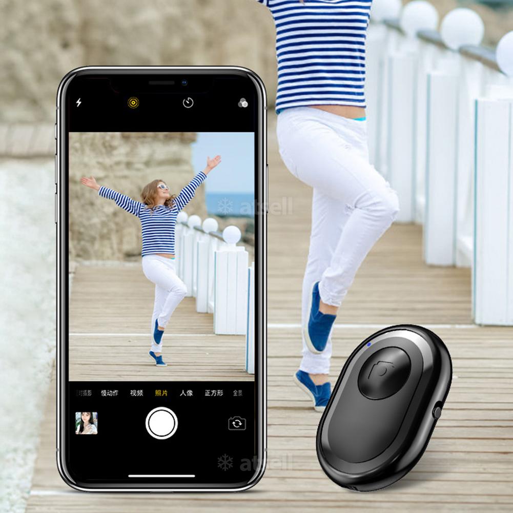 Mini Bluetooth-compatible Wireless Controller Self-timer Stick Remote Control Button For Camera Trigger Release Selfie For iOS A