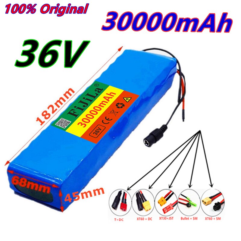 36V 30Ah 10S2P Batterie ebike batterie pack 18650 Li-Ion Batterie 500W High Power und Kapazität 42V Motorrad roller